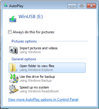 Auto Play Windows